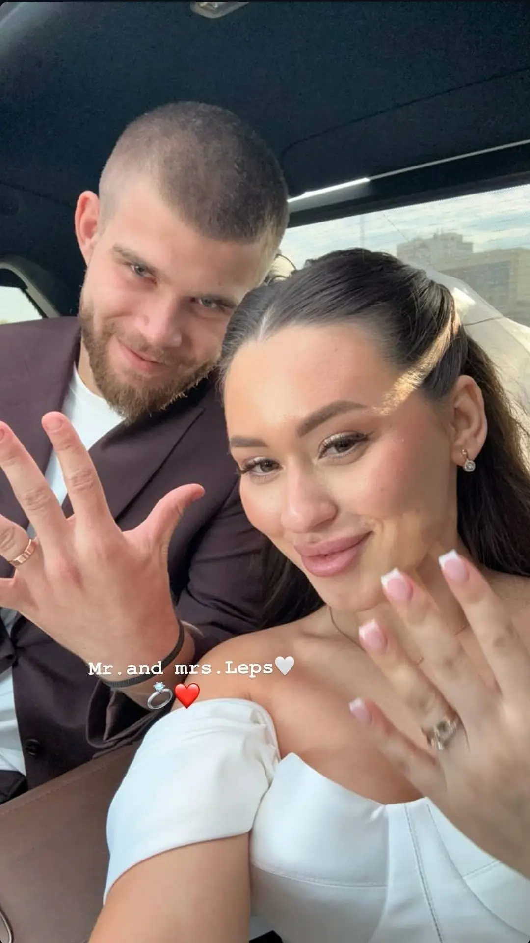 💍😍 Поздравляем Ивана Лепского и Дарину со свадьбой!