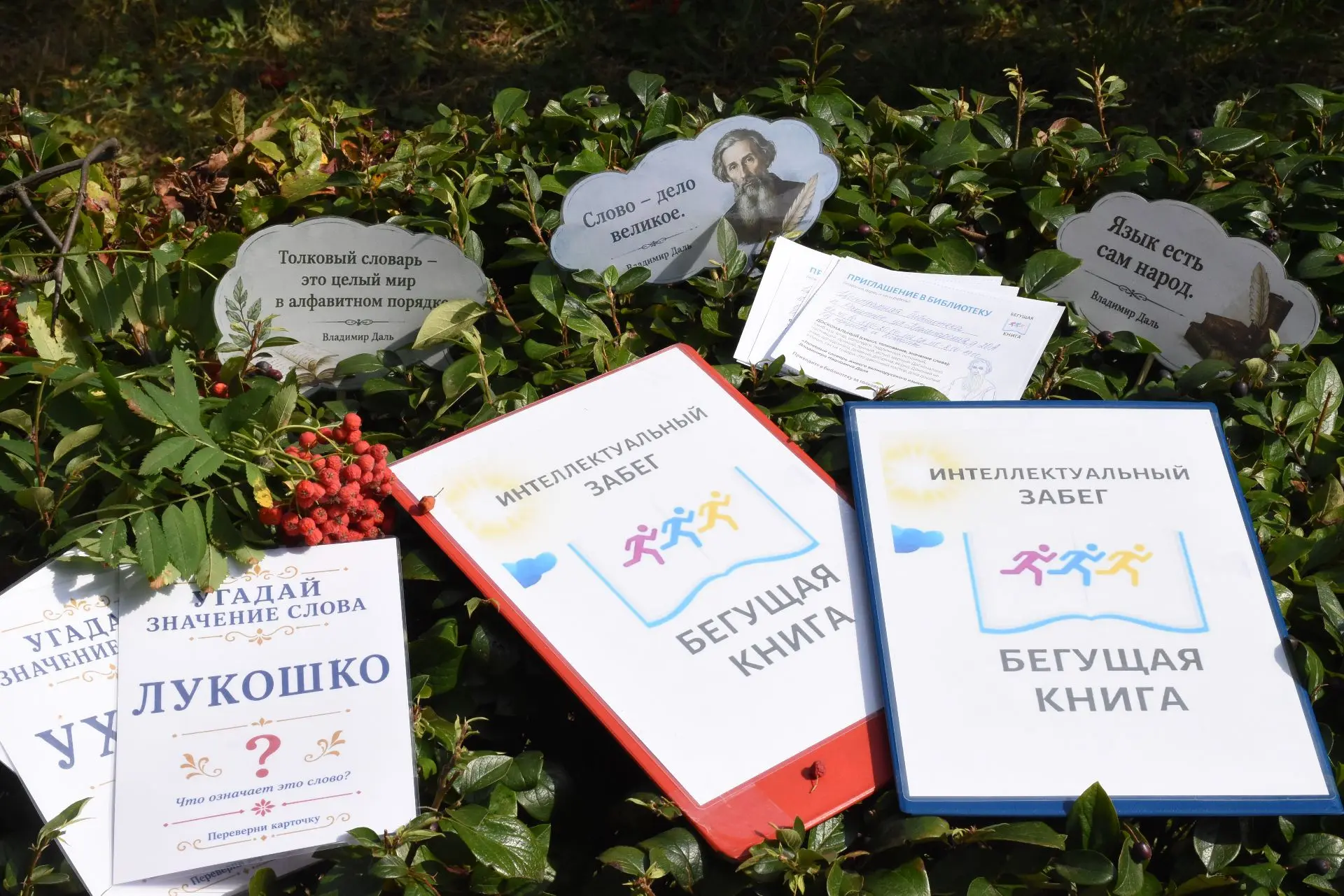 Всероссийская акция «Бегущая книга» в нашем посёлке! 🇷🇺🎉