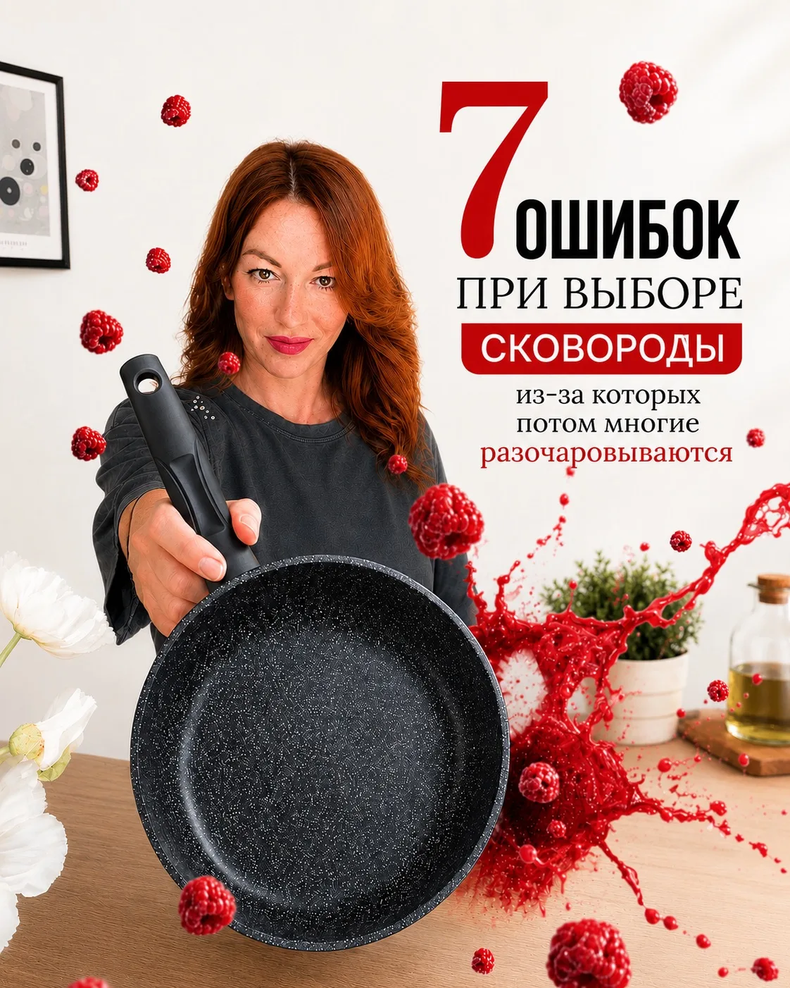 🍳 7 ошибок, из-за которых даже новая сковорода может быстро разочаровать