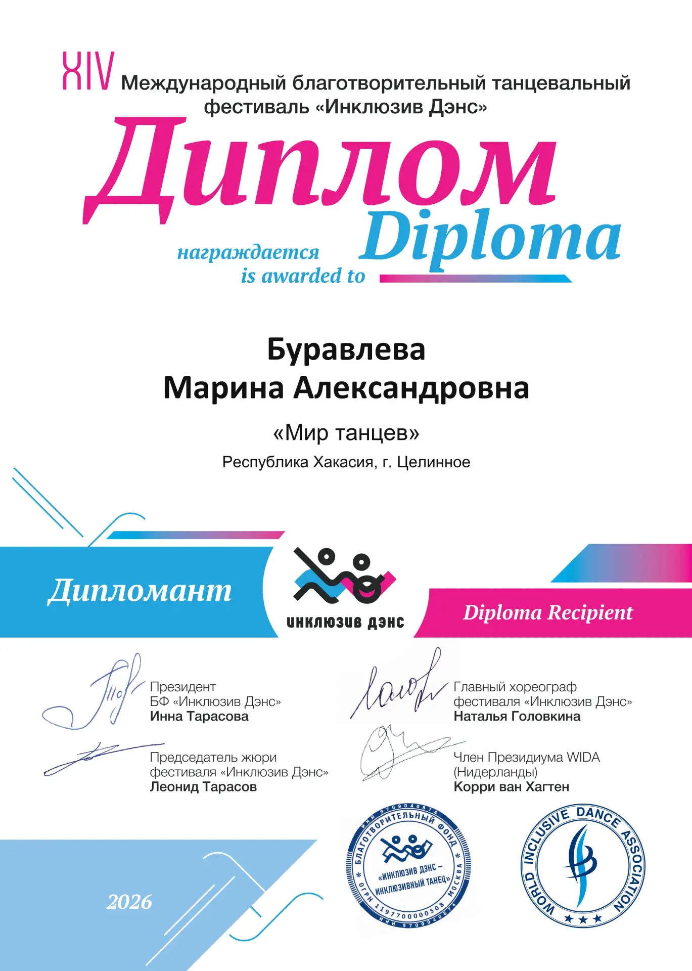 Поздравляем ребят старшей группы кружка "Мир танцев": Ягонскую В, Путинцеву Е, Буравлев...