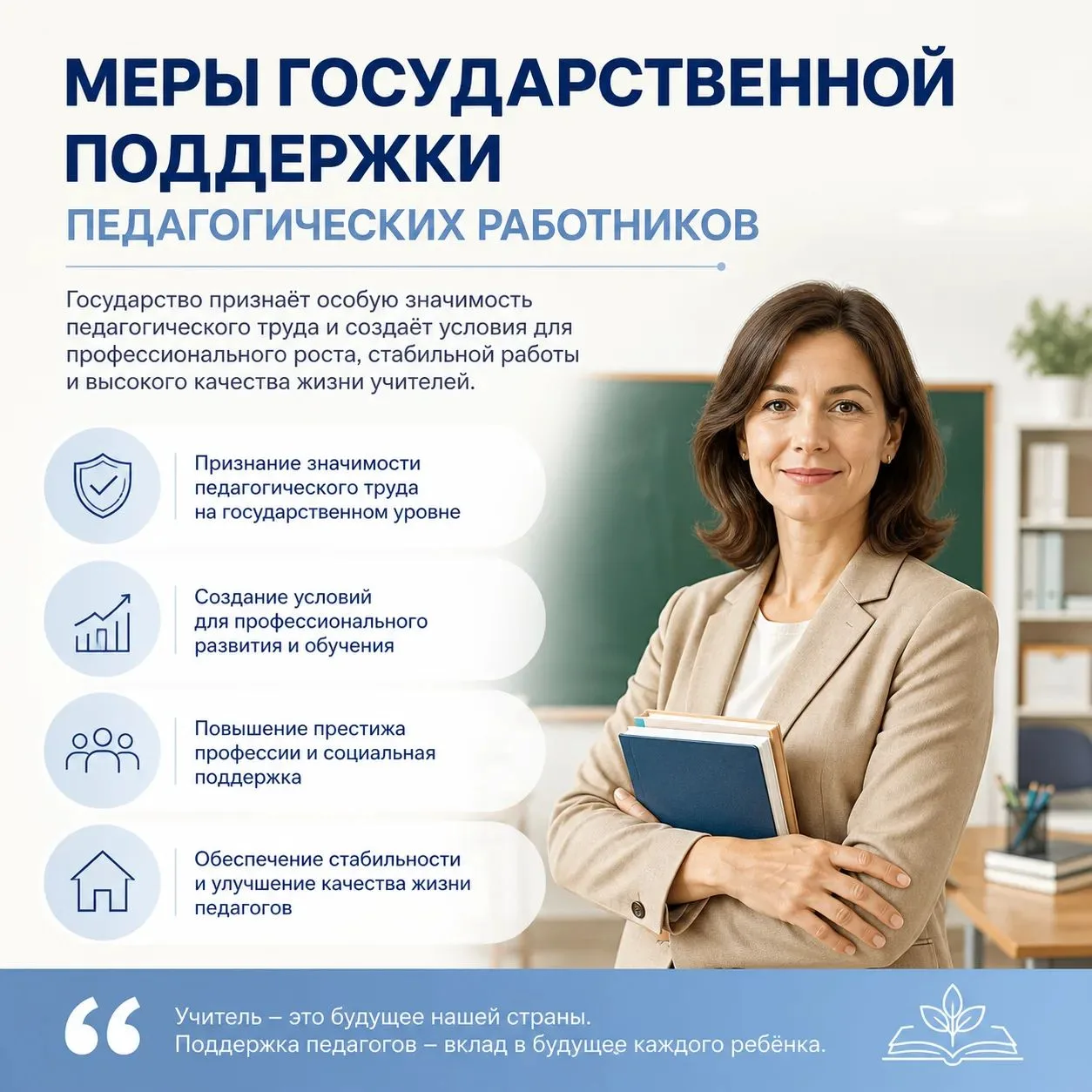 ✨Государственные меры поддержки педагогических работников