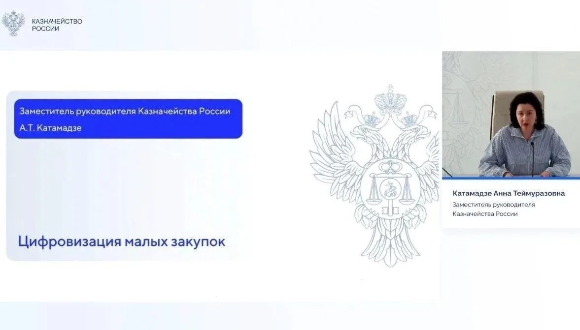 ВСЕРОССИЙСКОЕ СОВЕЩАНИЕ ФЕДЕРАЛЬНОГО КАЗНАЧЕЙСТВА В ФОРМАТЕ ВЕБИНАРА: ЗАКУПКИ МАЛОГО ОБЪЕМА И НОВЫЕ 