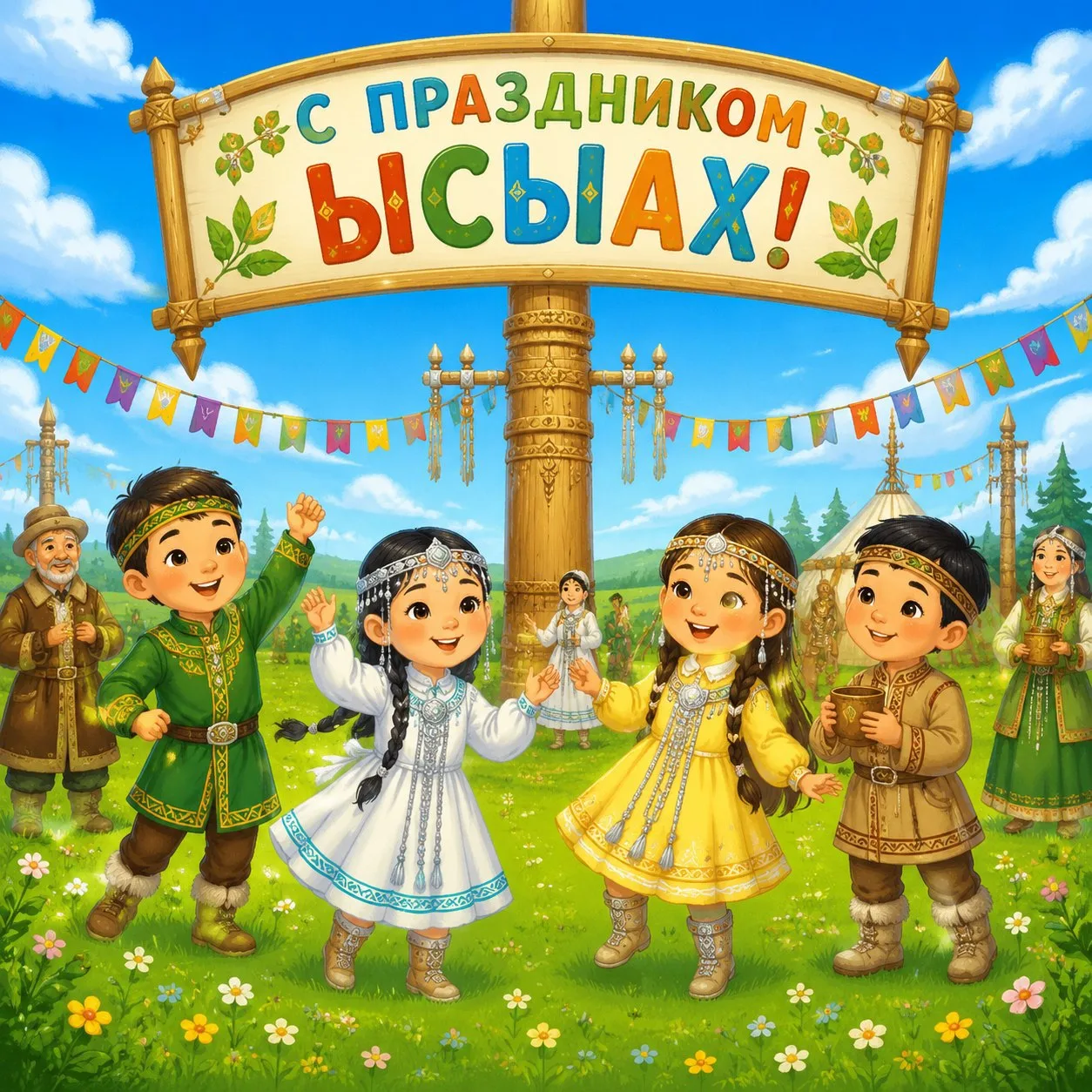 С праздником Ысыах! ☀️
В эти дни вся наша многонациональная республика широко отмечает национальный 
