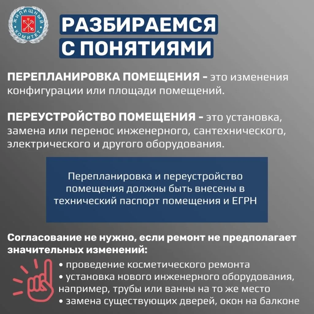 Перепланировка не терпит импровизации: она должна быть согласована