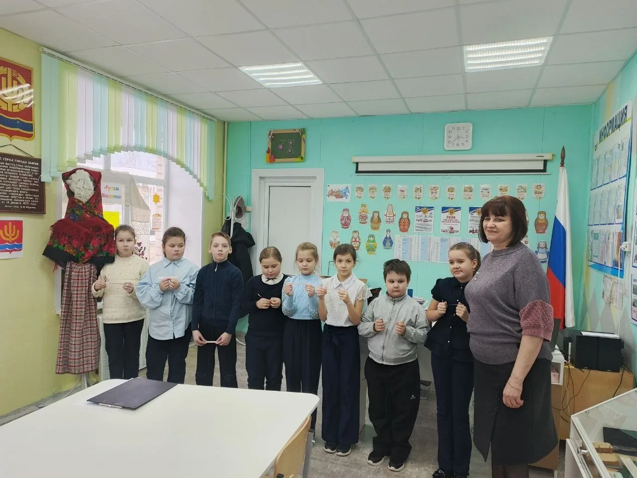Музейный урок "Широкая масленица!" На масленичной неделе в школьном музее прошла Масленица. Маслениц