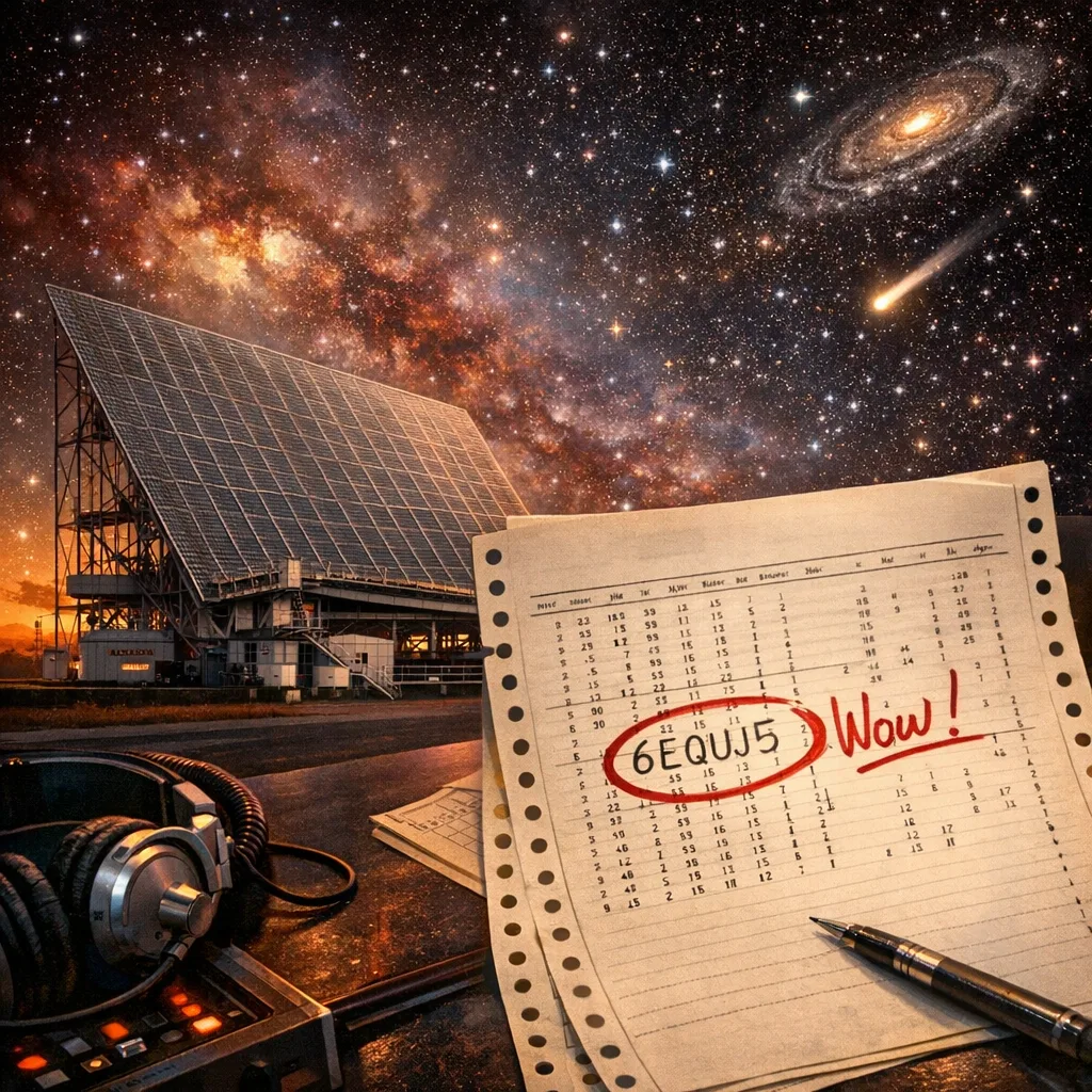 📡 Сигнал «Wow!» - самый загадочный радиосигнал из космоса

15 августа 1977 года радиотелескоп «Боль