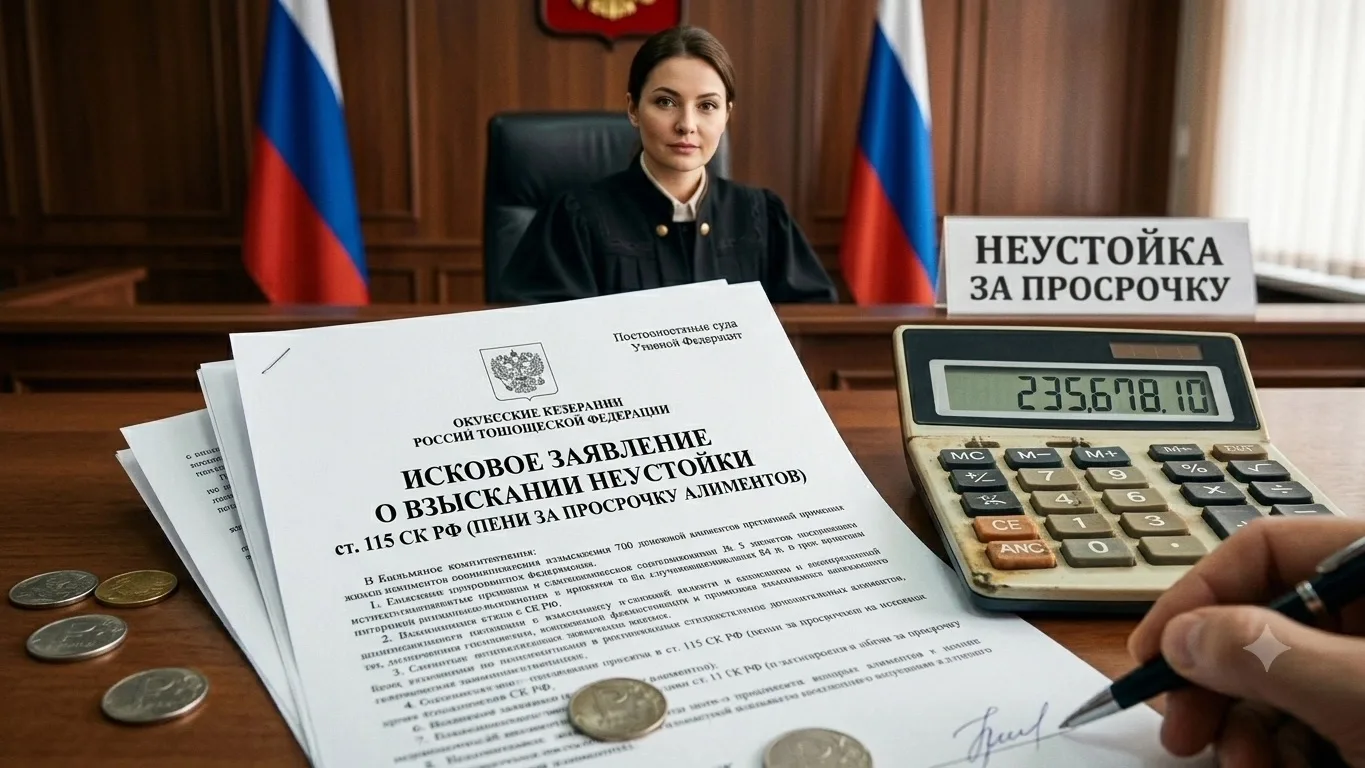 За каждый день просрочки АЛИМЕНТОВ — ШТРАФ. Как наказать должника рублем?

Долг по алиментам растет,