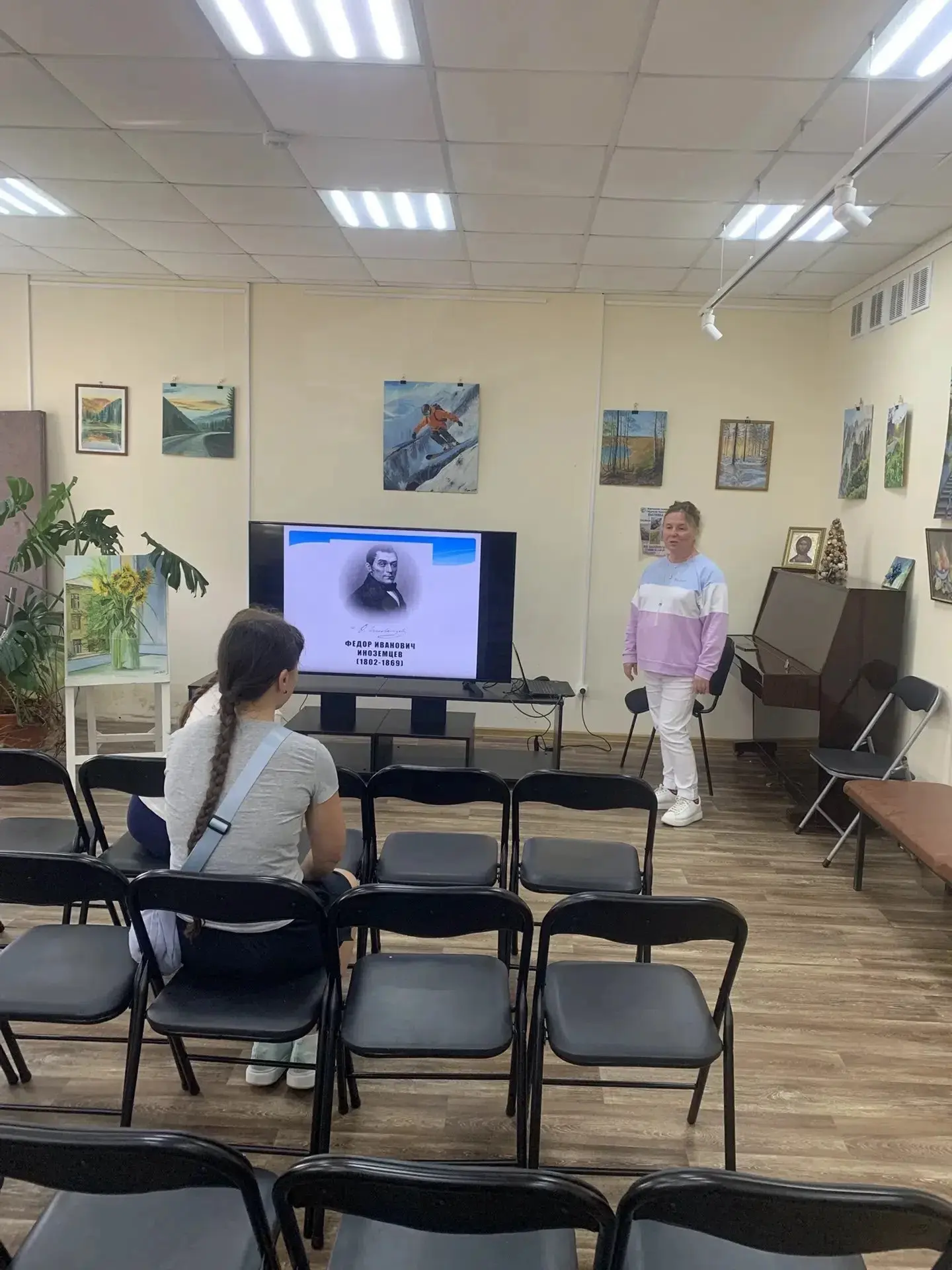 В картинной галерее Людмилы Киселевой в рамках Дня города Боровска прошла детская викто...