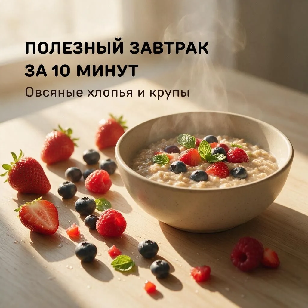 🍓 Полезный завтрак за 10 минут