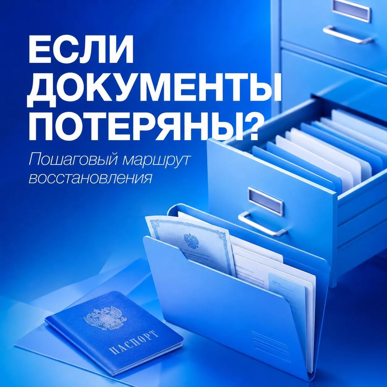 📄 Без паники — не все потеряно

Большинство документов можно восстановить, а многие сведения уже до