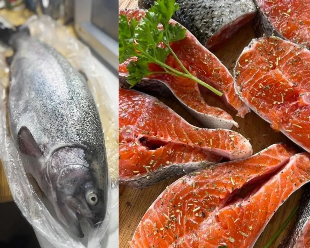 На завтра свободны 3 форели из Хакасии 🥰🐟  Сейчас очень хорошая цена - 1250₽/кг  Рыбка выходит в сре