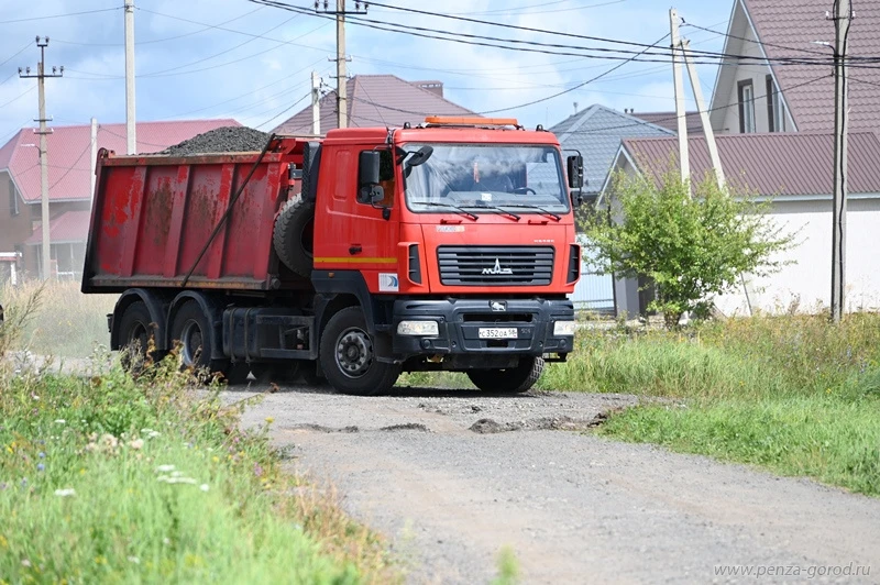 Свыше 50 участков будут отсыпаны асфальтной крошкой в пензенской Заре