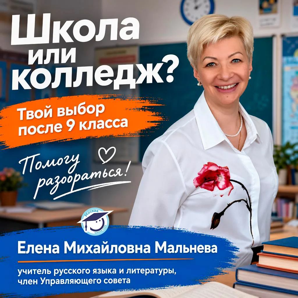 🎓 Школа или колледж? Как сделать правильный выбор после 9 класса

✨ Окончание 9 класса — один из пе