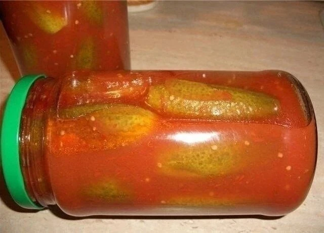 🥒 ОГУРЧИКИ В ТОМАТЕ «УВАЖАЕМЫЕ»
