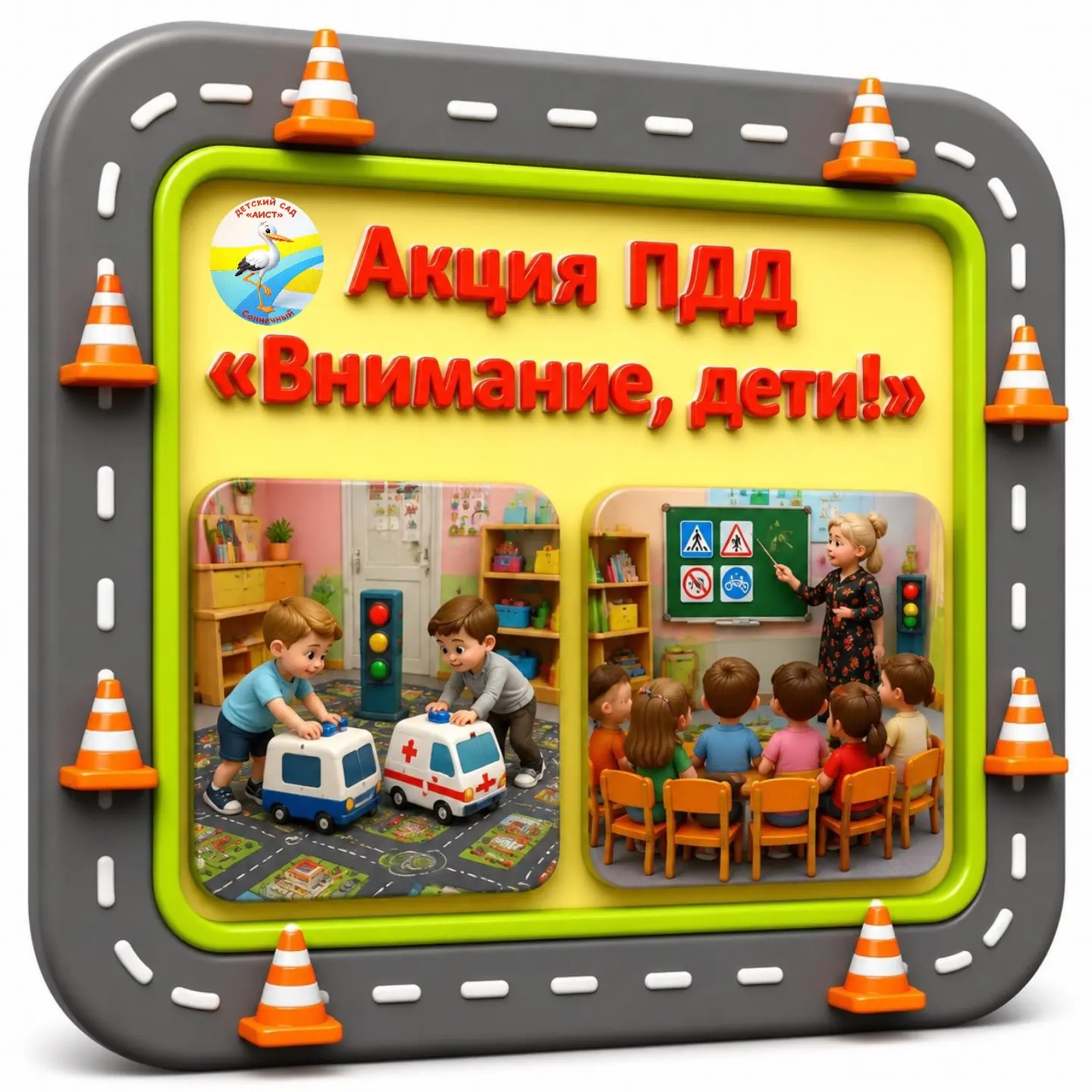 ‼ВНИМАНИЕ! Акция ПДД "Внимание, дети!"‼🚦
