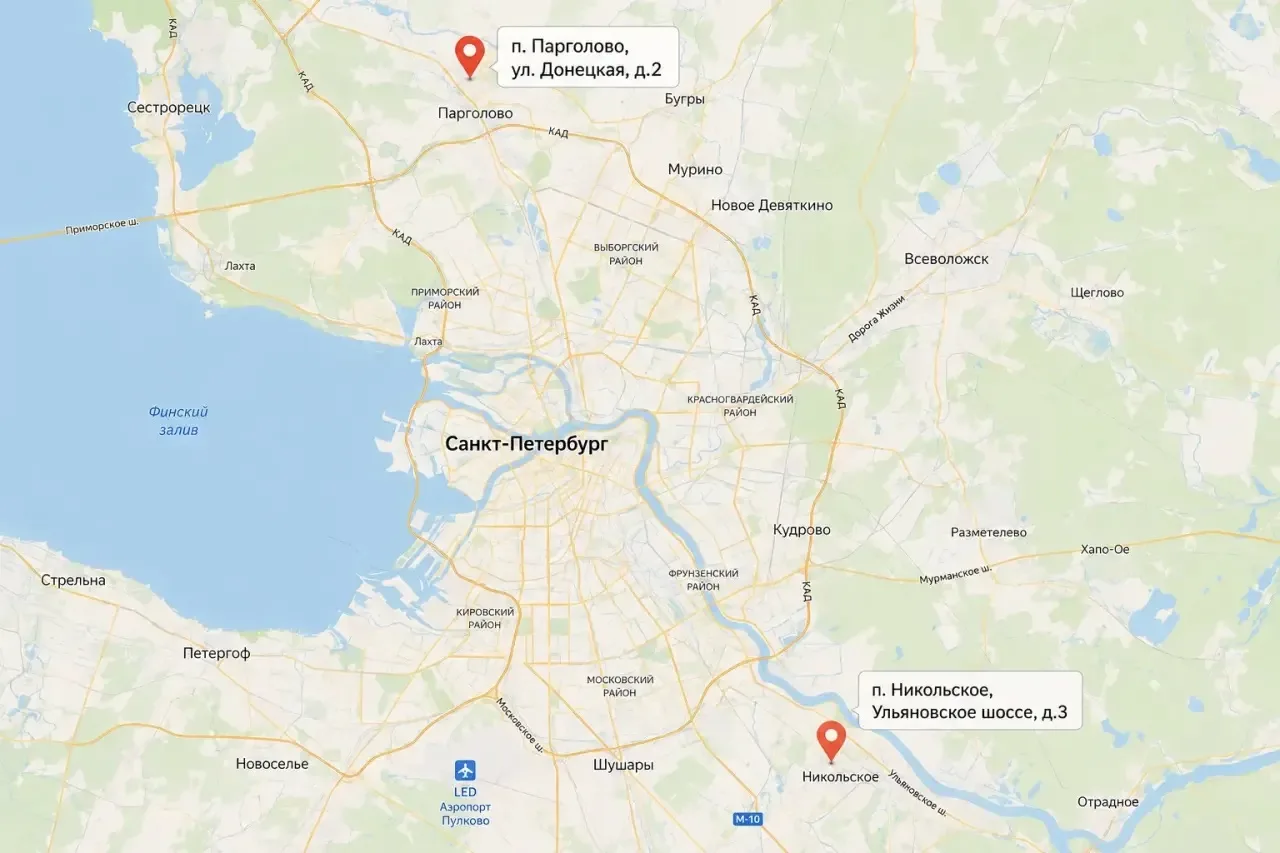 🏭 Производства в Санкт-Петербурге