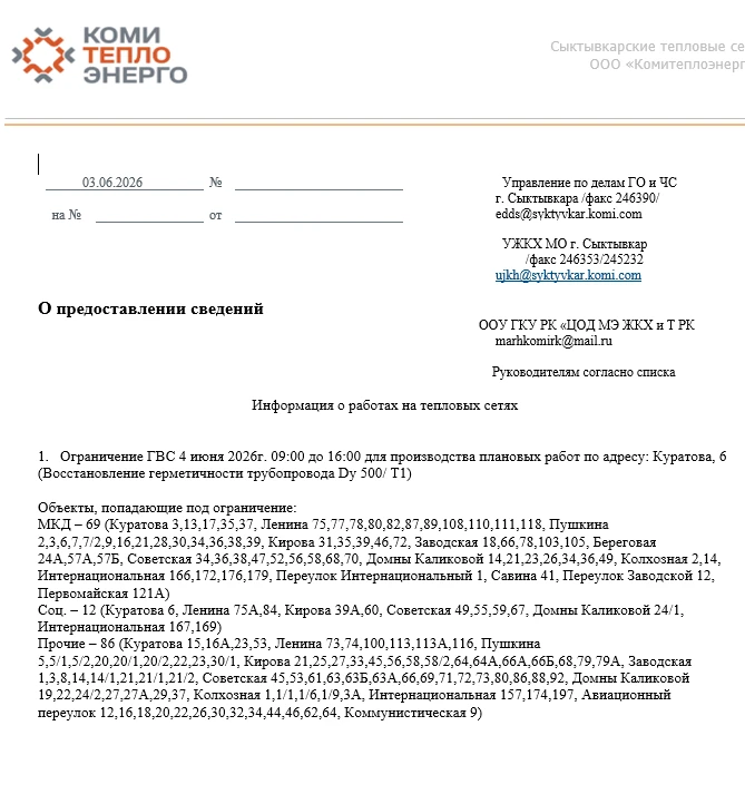 Медиа публикации