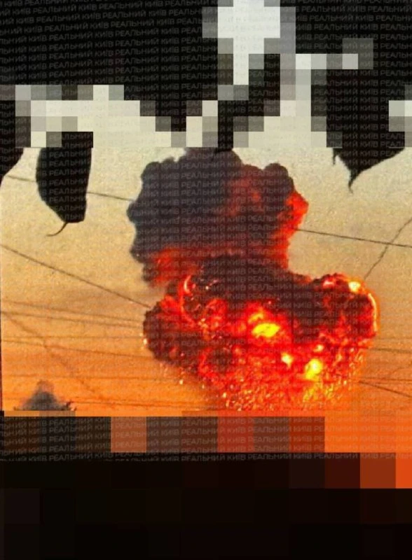 ‼️🇺🇦🔥На месте взрыва склада ракет под Киевом много часов продолжается пожар, разверн...