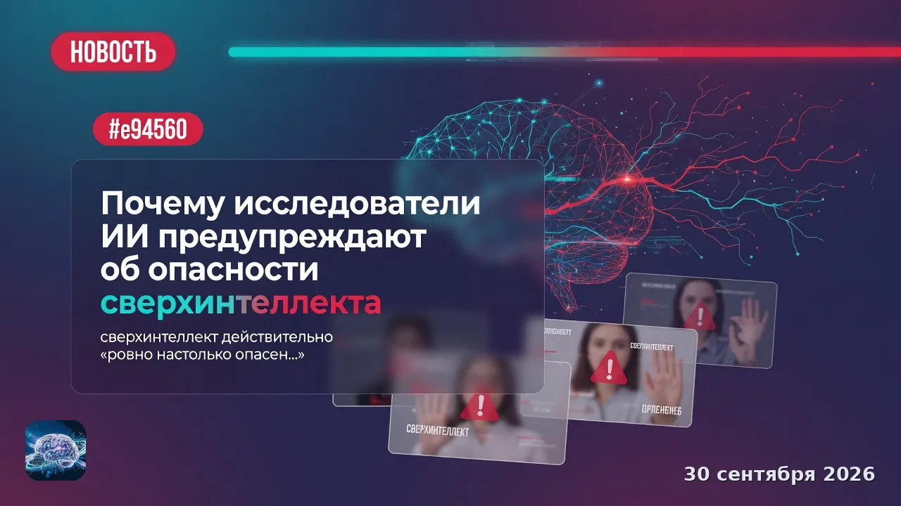 Почему исследователи ИИ предупреждают об опасности сверхинтеллекта