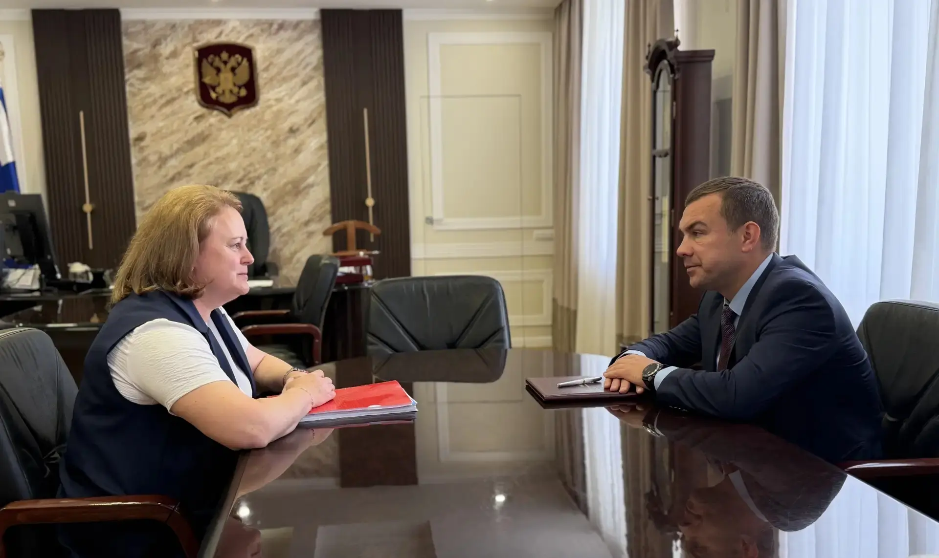 С прокурором Саратовской области Романом Пантелеевым обсудили вопросы защиты прав и зак...