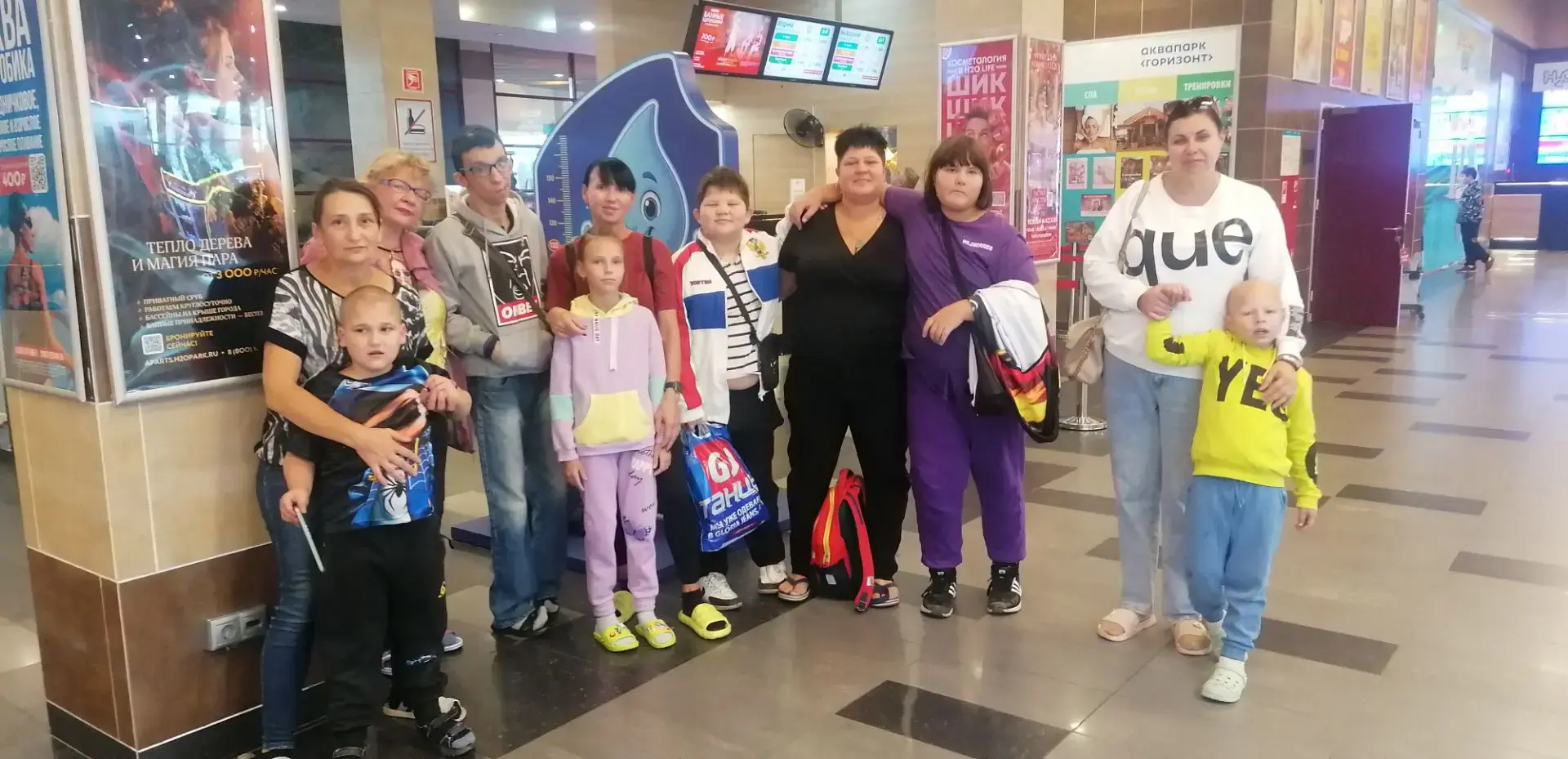 30 сентября мы снова побывали в аквапарке «Н2О»!