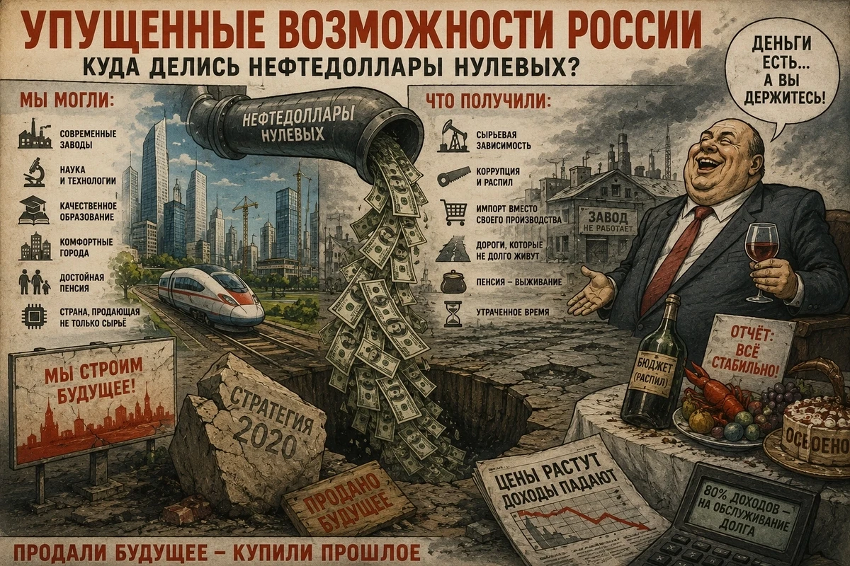 Страна упущенных возможностей: что мы могли купить на $1 трлн, но не купили