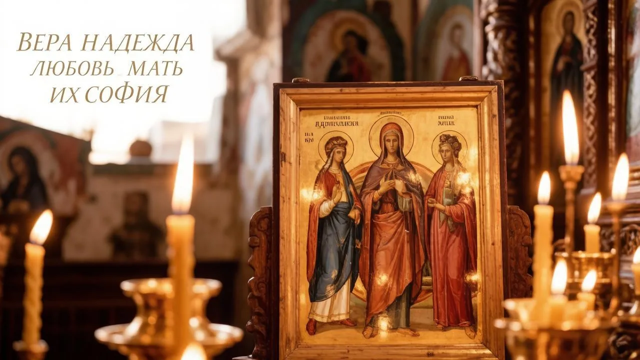 С днём памяти святых мучениц Веры, Надежды, Любови и матери их Софии! 💐