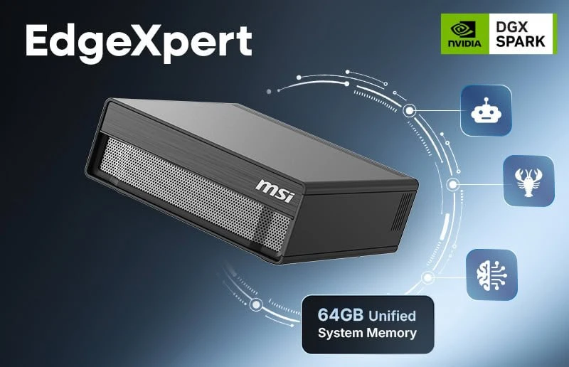MSI тоже подключилась к тренду на урезание памяти — ИИ-ПК EdgeXpert на базе DGX Spark т...