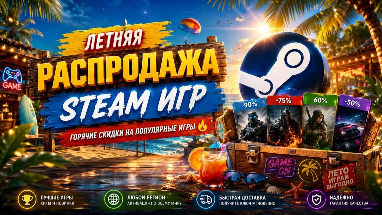🔥 Летняя распродажа Steam уже тут!
