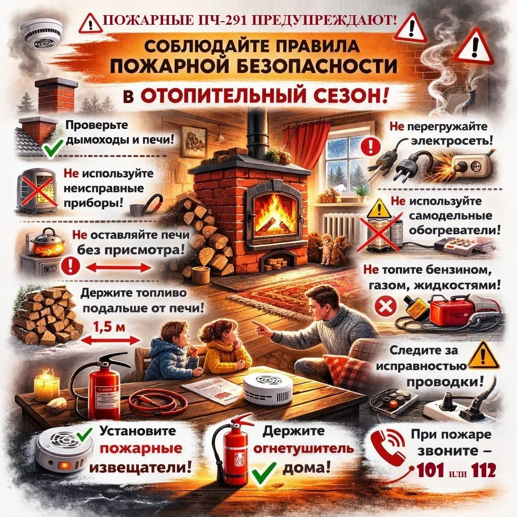 Отопительный сезон — время быть начеку