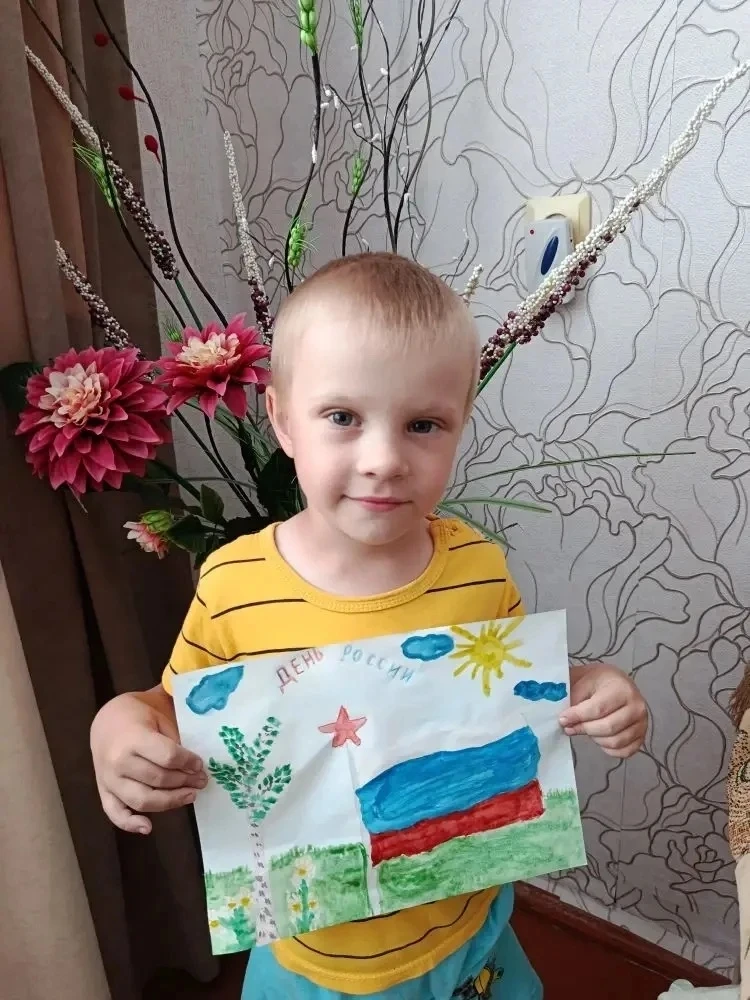 Воспитанник старшей группы компенсирующей направленности Владимиров Александр принял участие в акции