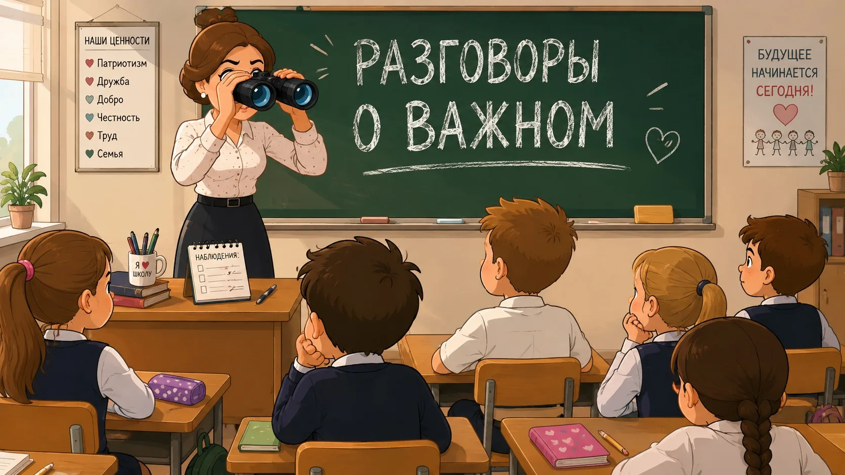 👀 На «Разговорах о важном» учителям рекомендовали внимательнее следить за реакцией шко...