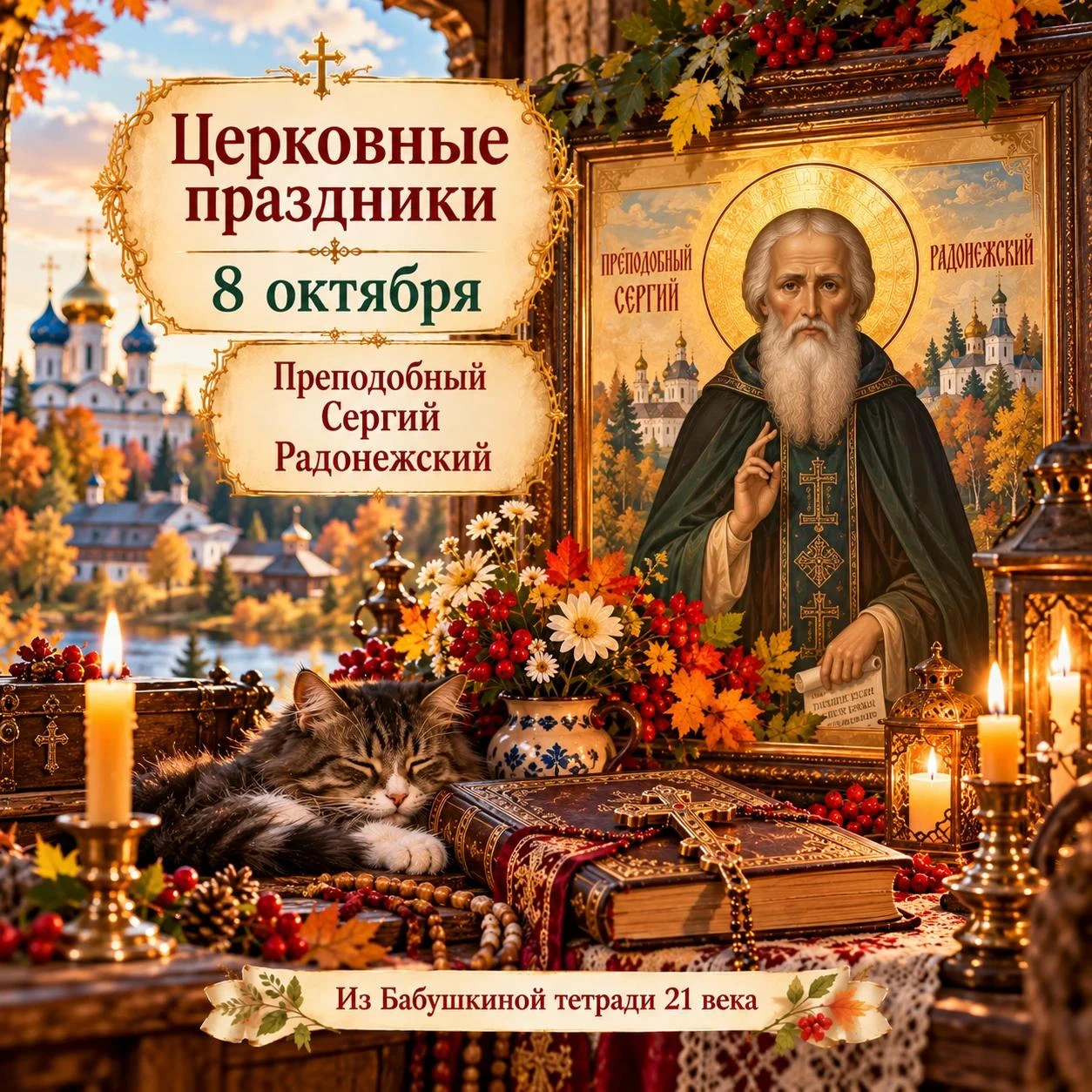 Церковные праздники – 8 октября 🌿