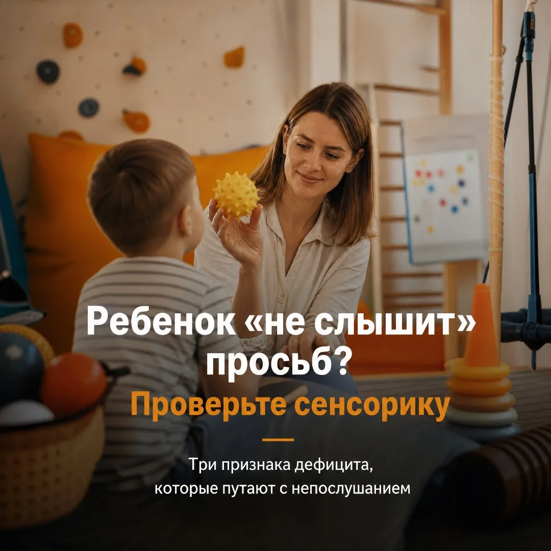 Ребенок «не слышит» просьб? Проверьте сенсорику