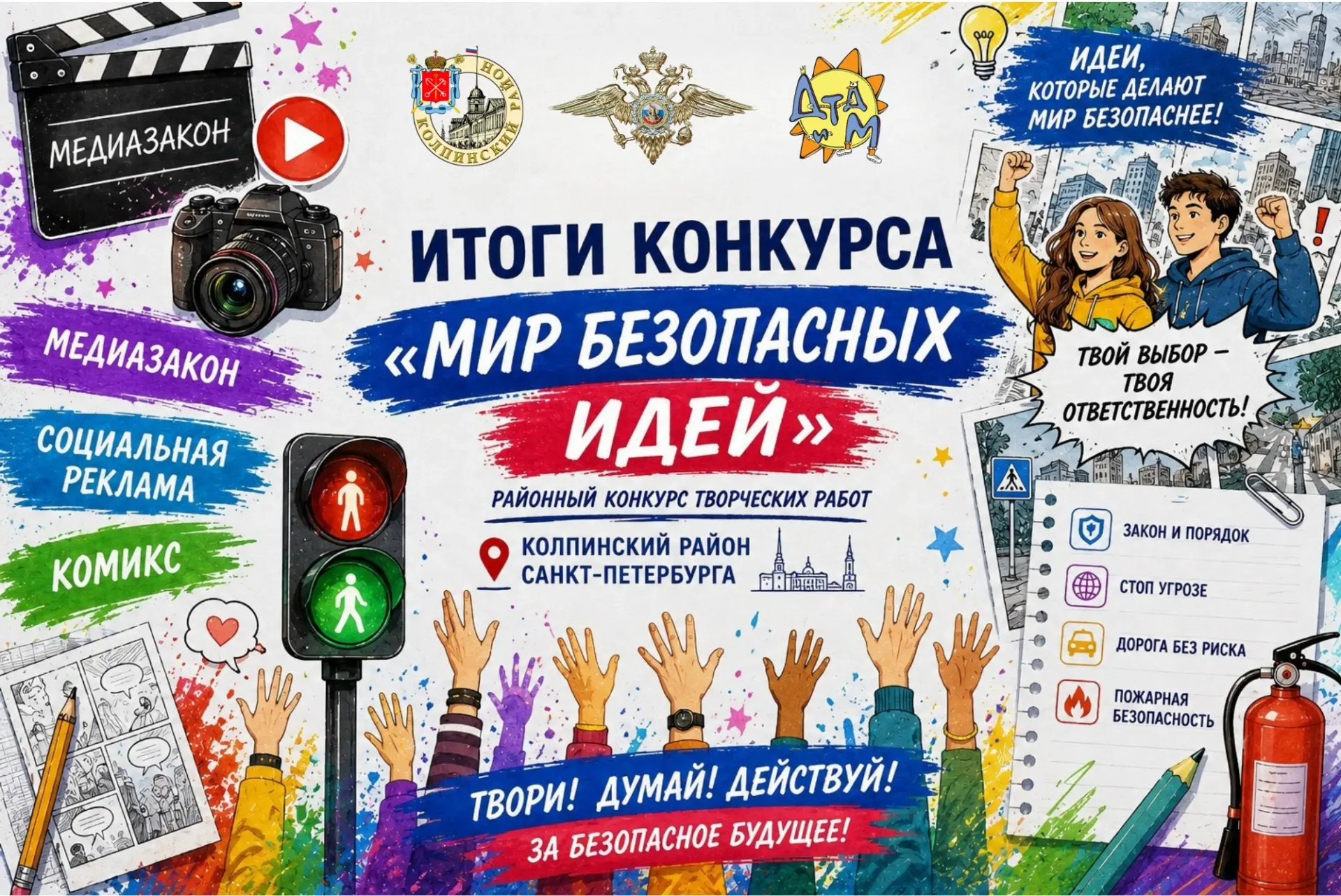 💥 С радостью сообщаем, что в Колпинском районе Санкт-Петербурга подошел к концу районный конкурс тв
