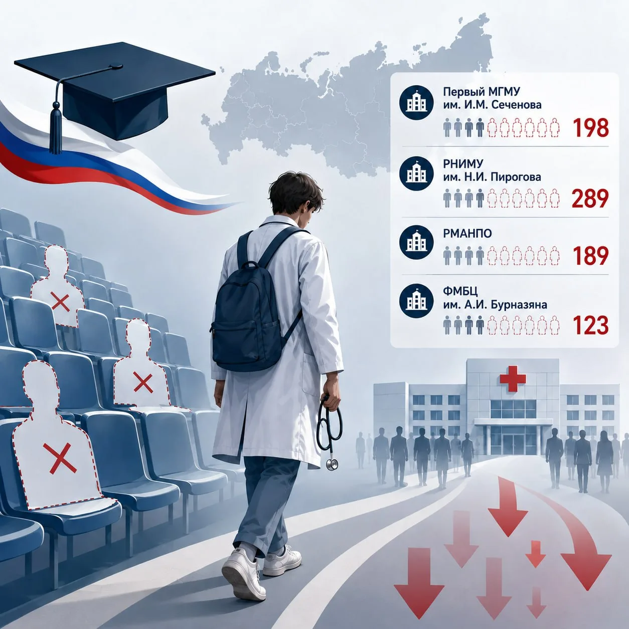 👨‍⚕️ Россия лишается молодых врачей из-за закона об обязательной отработке для студент...