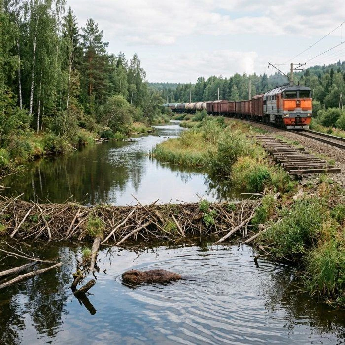 В Вологодском округе будут разбирать бобровые плотины