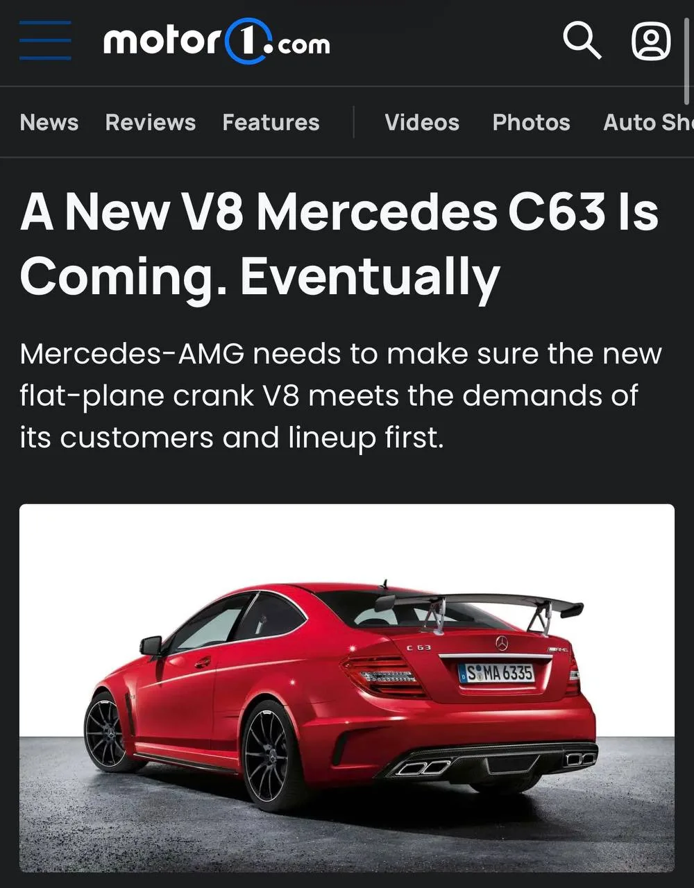 Mercedes-AMG готовит возвращение V8 в C63 и E63 — немцы официально подтвердили, что работа уже идёт.