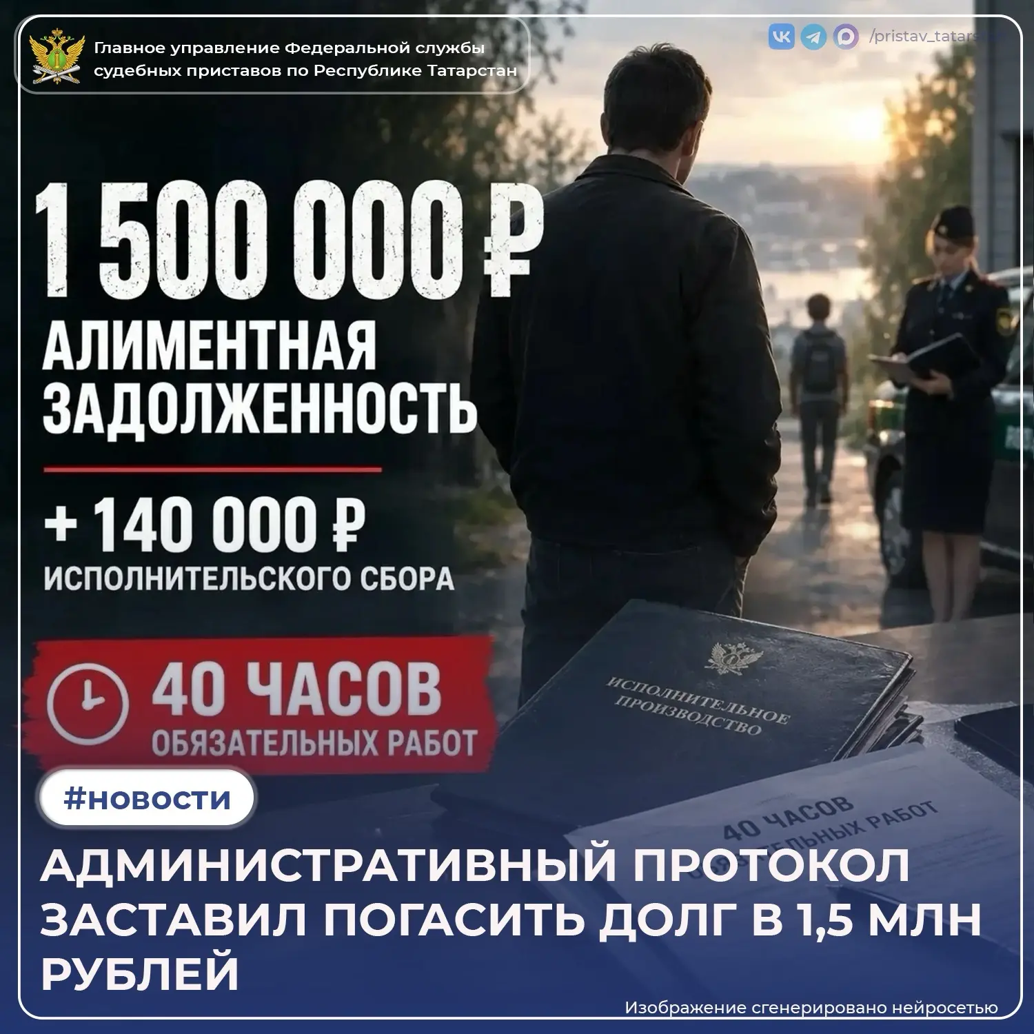 Полтора миллиона рублей - сумма, которую должник по алиментам годами не спешил выплачив...
