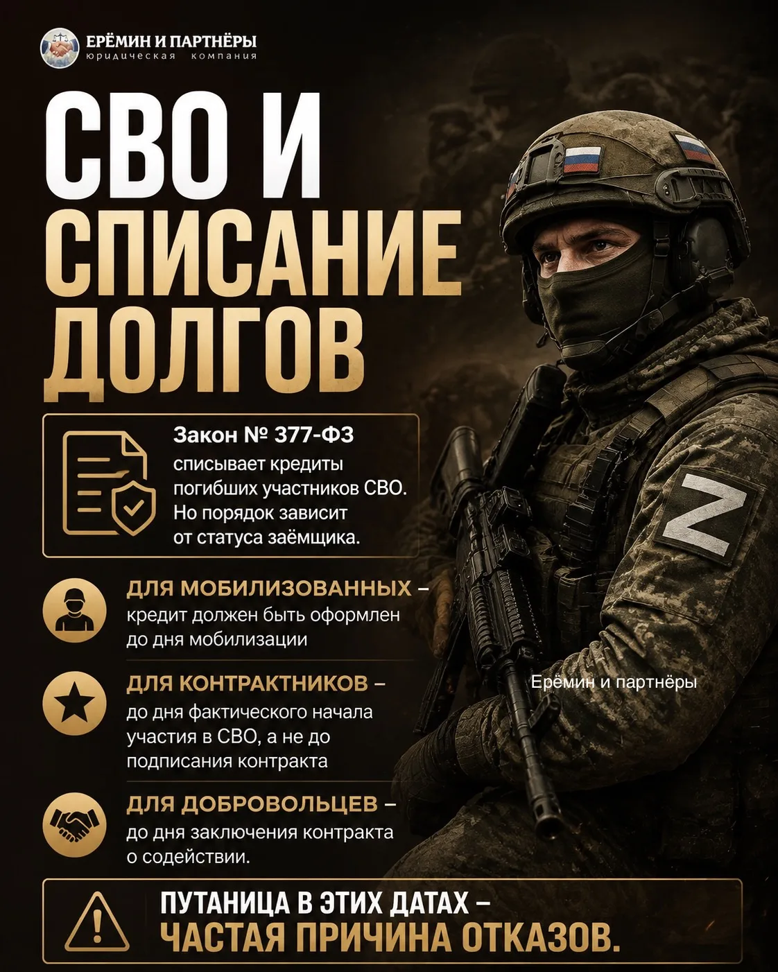 ❌Банк отказал в списании кредита после гибели военнослужащего?