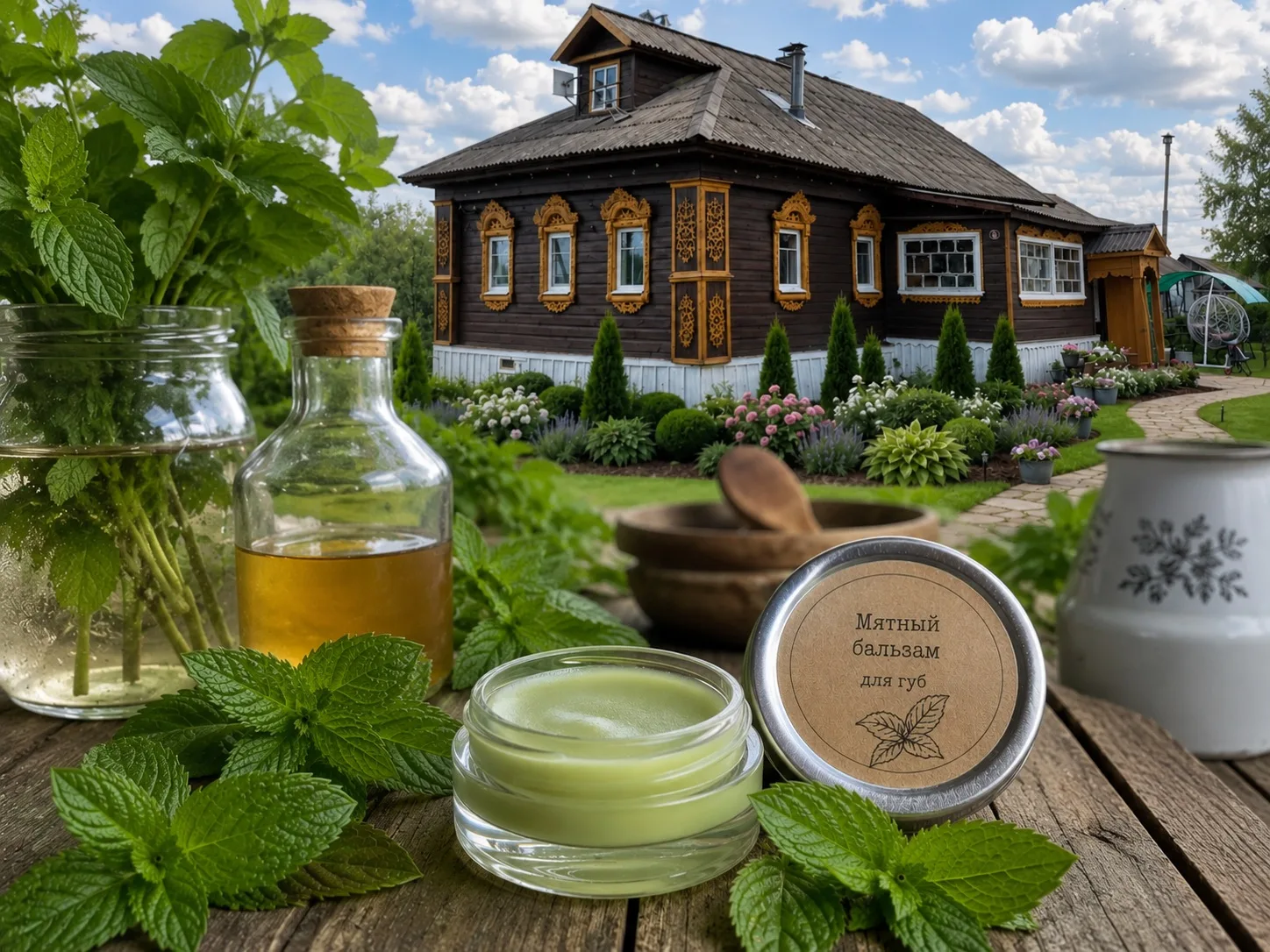 🌿 Готовим самый простой бальзам для губ на мятном мацерате!

Знаете, что такое мацерат? Это масло, 