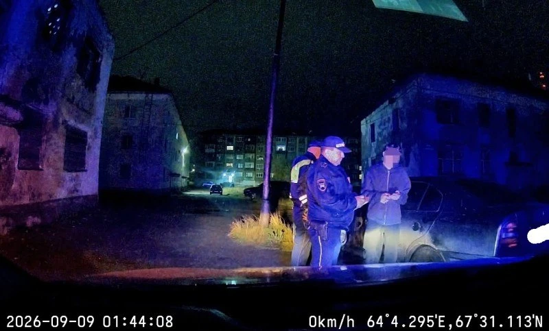 Ночью 9 августа в Воркуте на улице Комарова Госавтоинспекция остановила «Шкоду Октавию»...