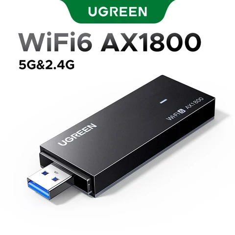 UGREEN AX1800 Wi-Fi 6 адаптер