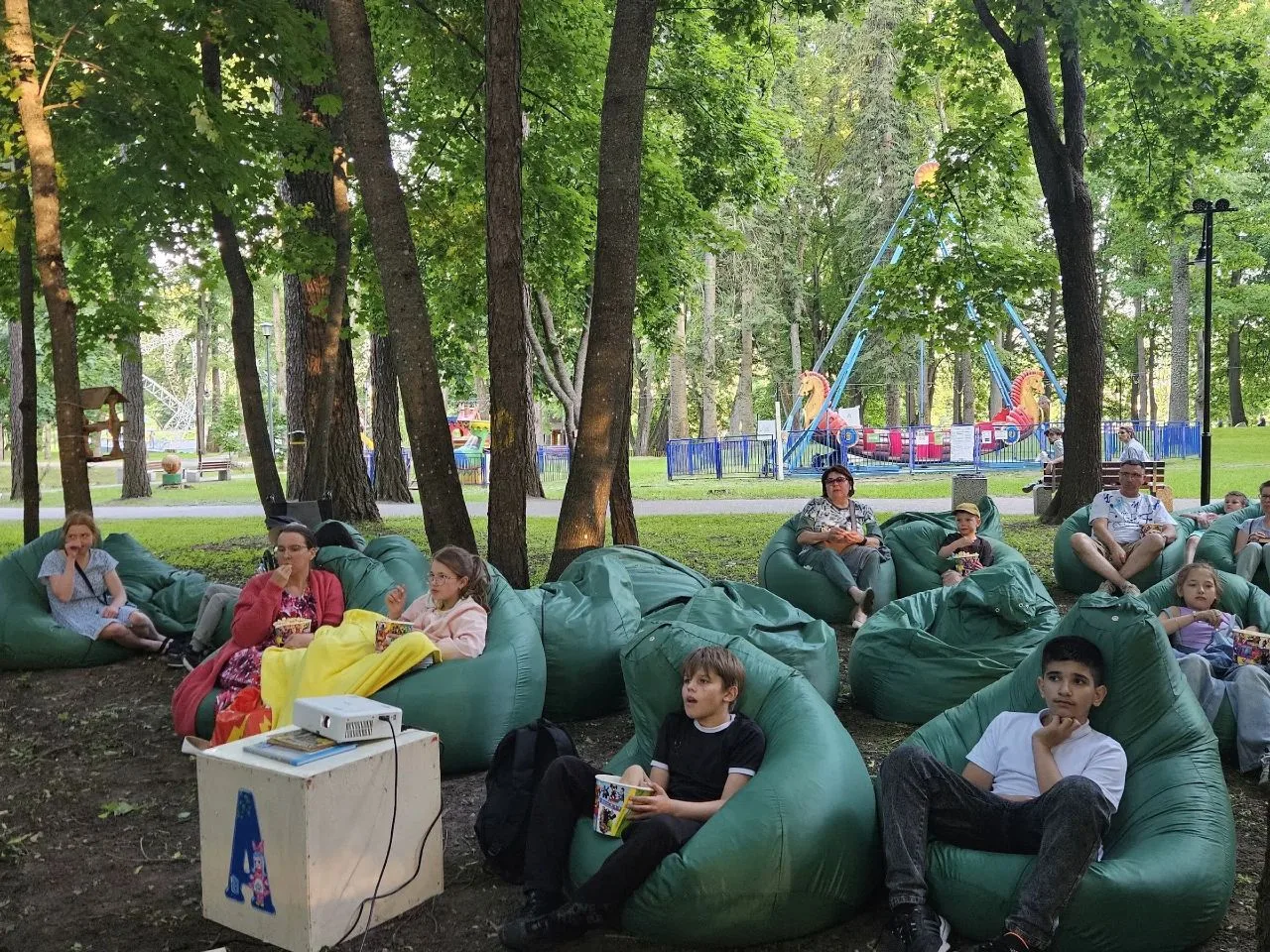 Сеанс кино под открытым небом в парке «Городок»! 🌌🍿 

Спасибо всем, кто пришел, привнес в этот веч
