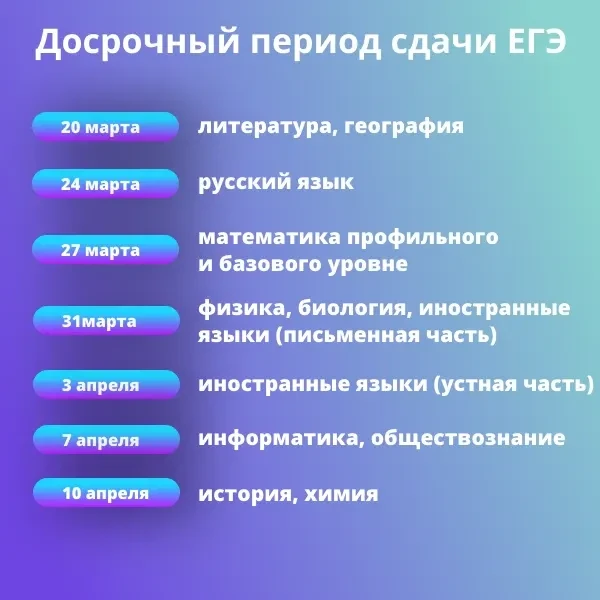 Собрали для вас полное расписание ОГЭ и ЕГЭ на этот год 🗓  Желаем ребятам продуктивной подготовки к 