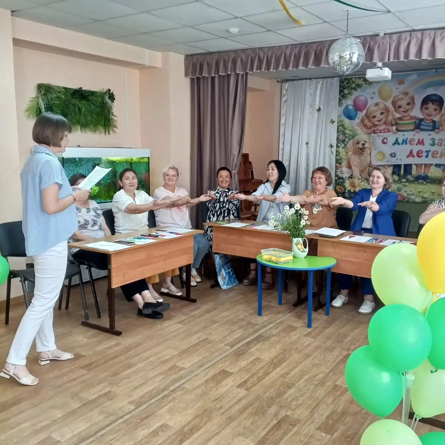 На базе нашего детского дома в рамках работы по профилактике синдрома профессионального выгорания пе