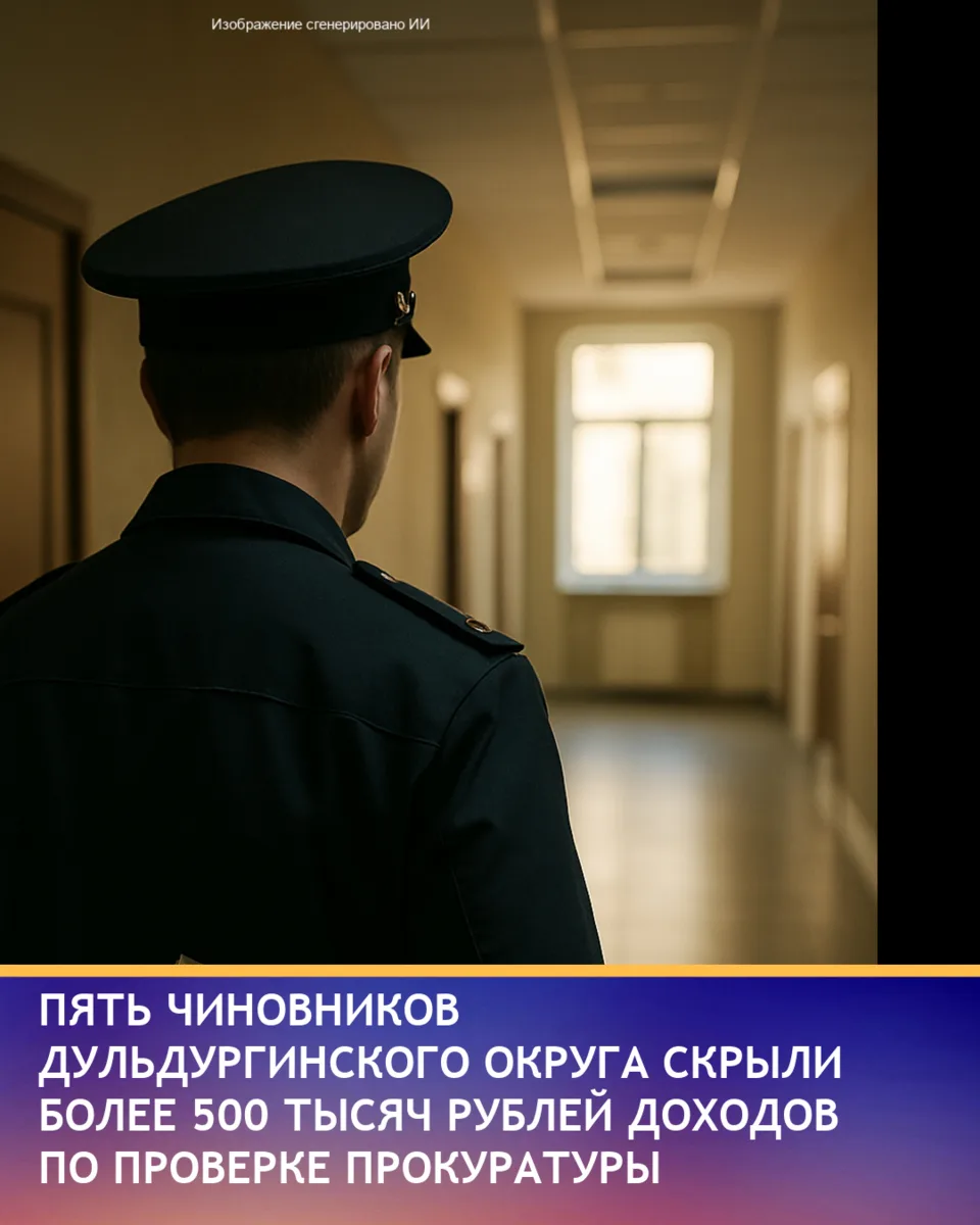 Пять муниципальных служащих в Дульдургинском округе скрыли доходы на сумму свыше полуми...