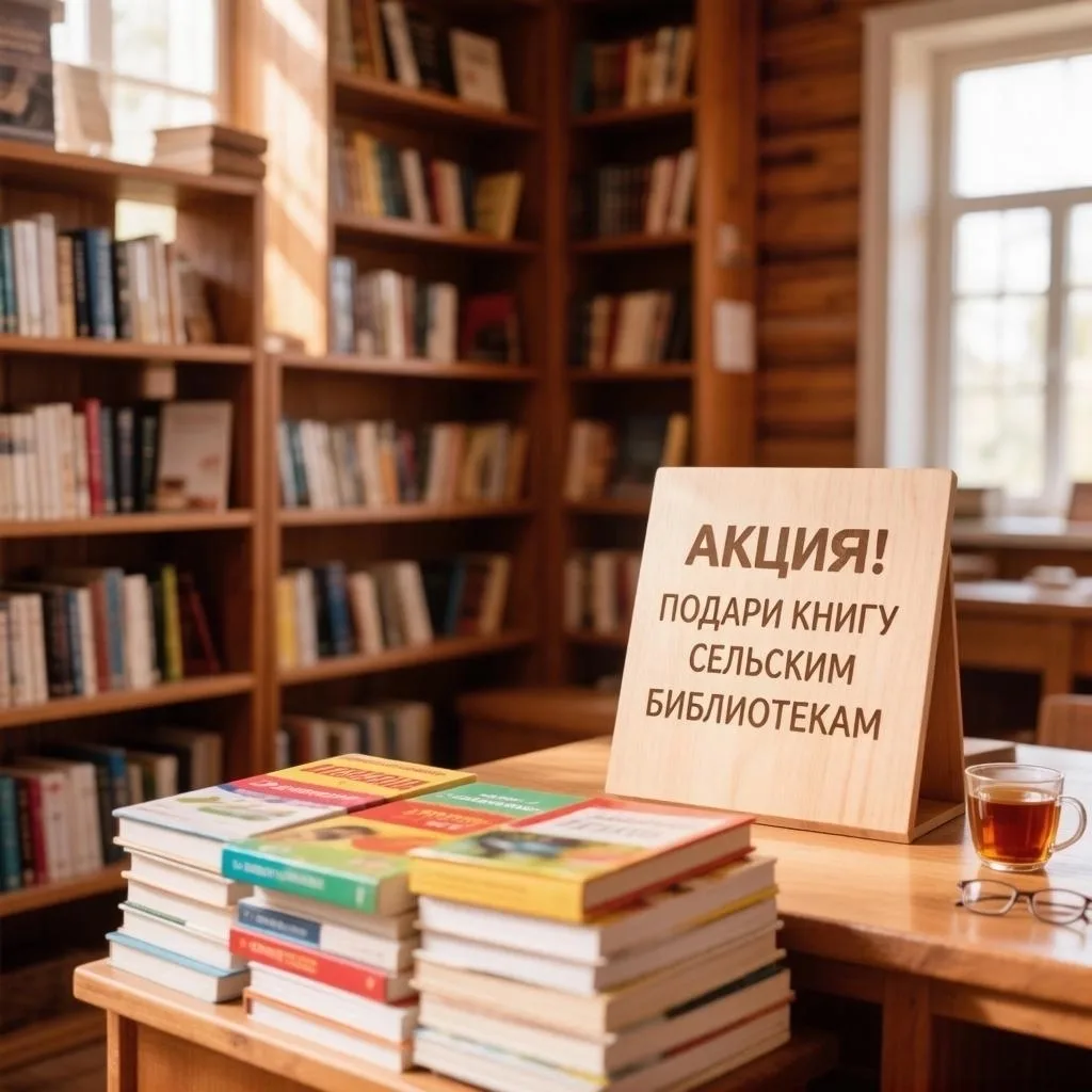 В рамках акции «Подари новую книгу сельским библиотекам» ребята 3 и 4 классов подарили ...