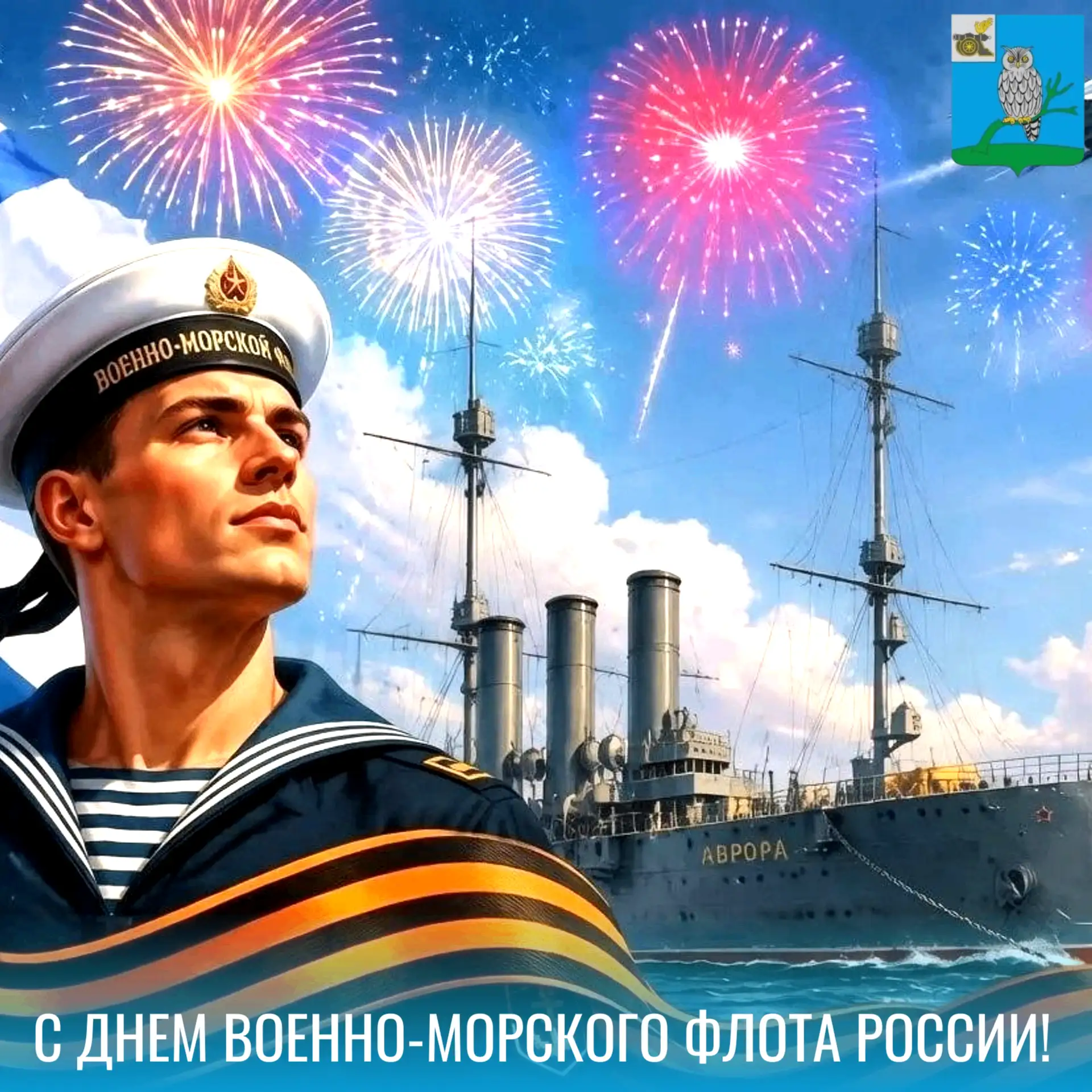 Поздравляем всех военных моряков, ветеранов флота и всех, кто связал свою судьбу с морем! 

Военно‑м