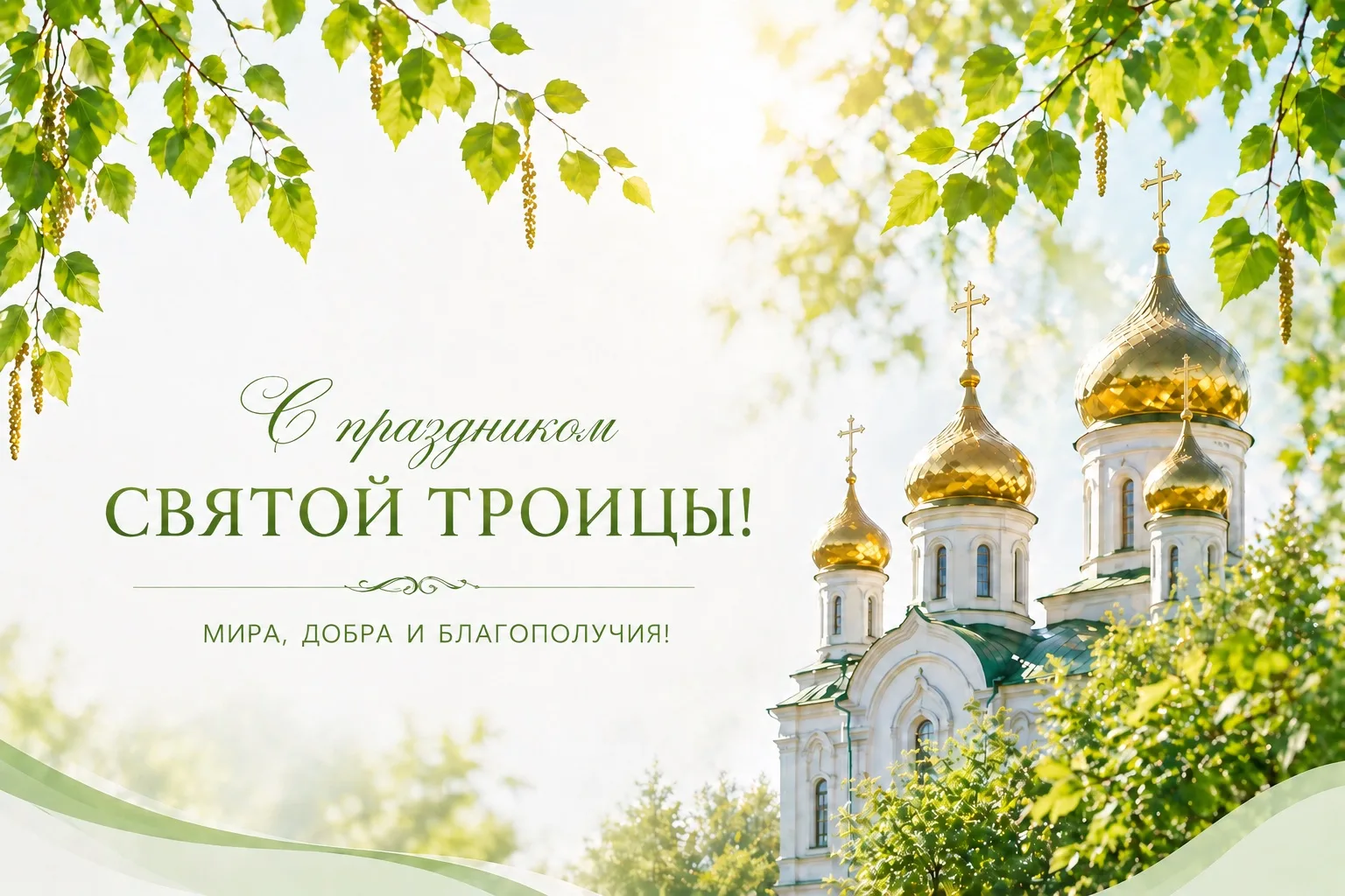 🌿 С праздником Святой Троицы!